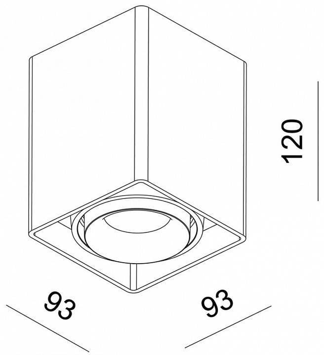 Накладной светильник Deko-Light Mona 1xGU10 348001