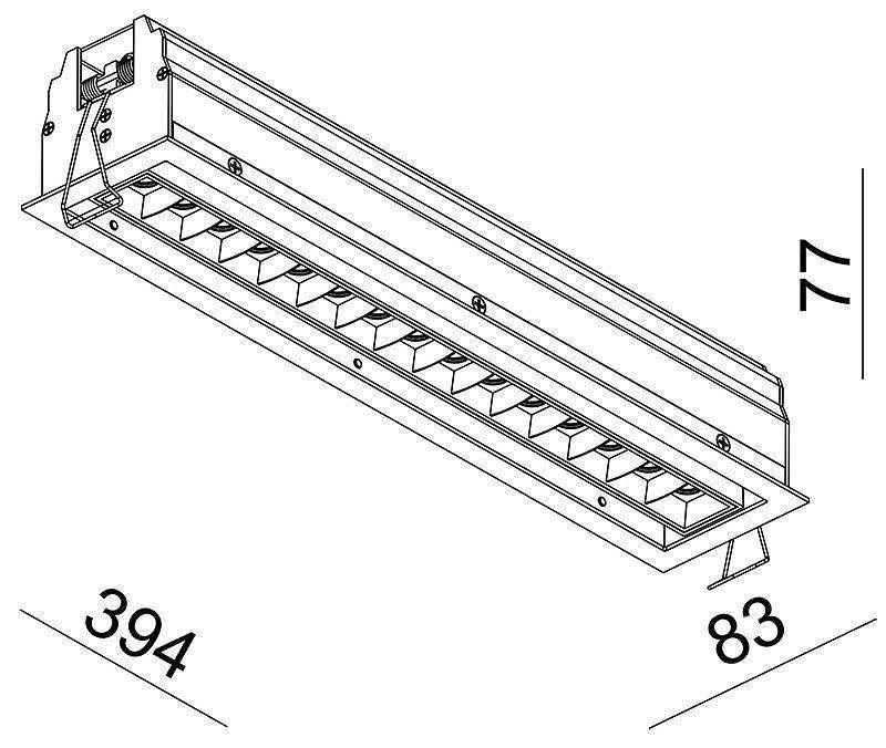 Встраиваемый светильник Deko-Light Ceti 30 Вт IP20 565258