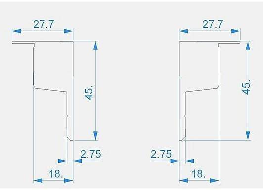 Набор заглушек для профиля Deko-Light P-EL-03-10 серебристые 10 шт. 978270