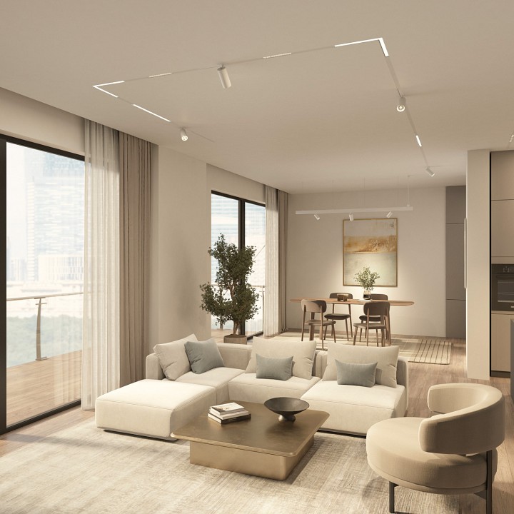 Встраиваемый светильник Denkirs SIMPLE LINEAR DK8104-WH