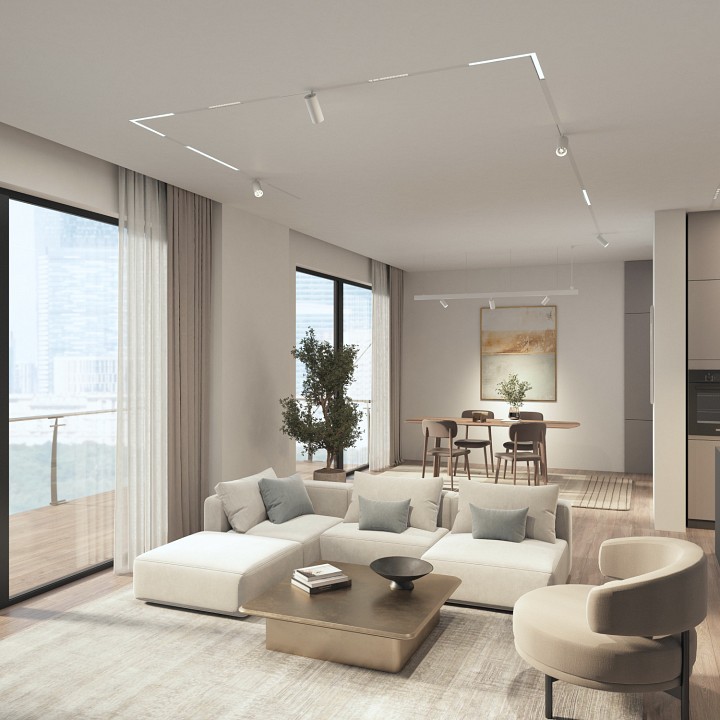 Встраиваемый светильник Denkirs SIMPLE LINEAR DK8204-WH