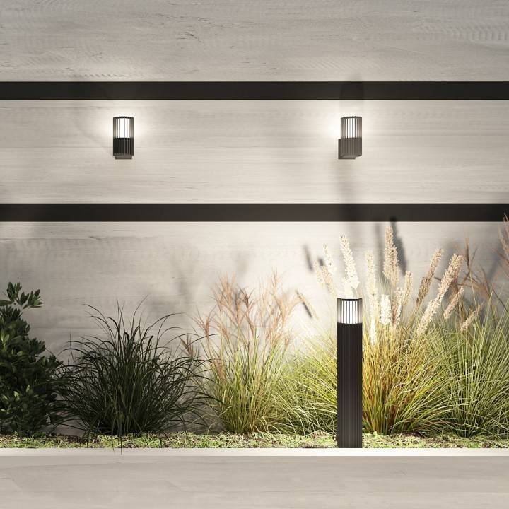 Наземный низкий светильник Denkirs Farsun DK9725-BK