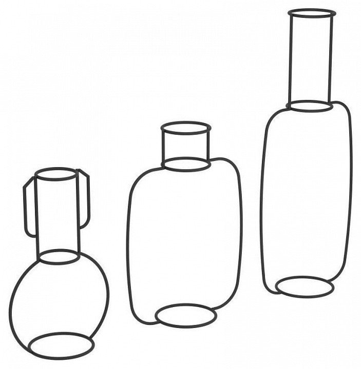 Набор из 3 ваз настольных Eglo Bellshill 421394