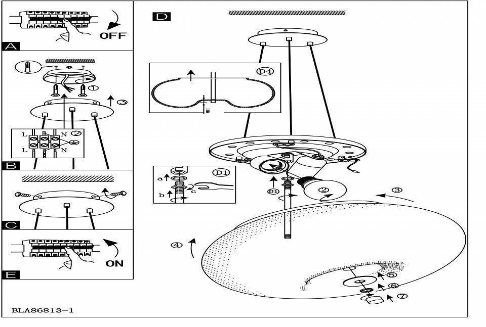 Подвесной светильник Eglo ПРОМО Optica 86813