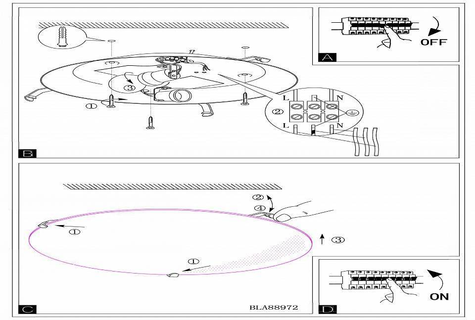 Накладной светильник Eglo Junior 2 E27 88973