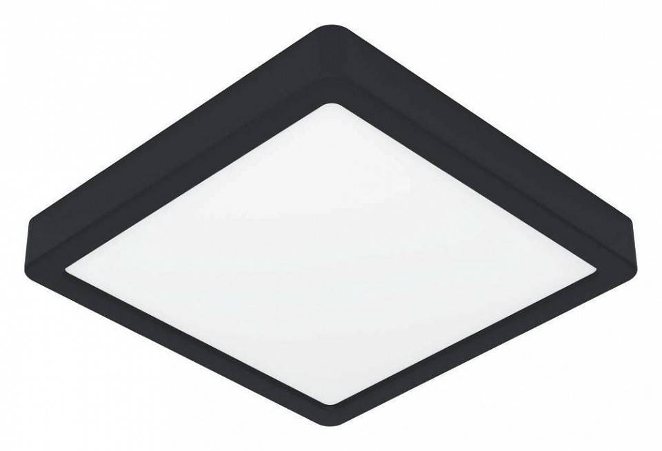 Светильник накладной Eglo Fueva 5 квадратный 210x210 мм 17 Вт черный 900644