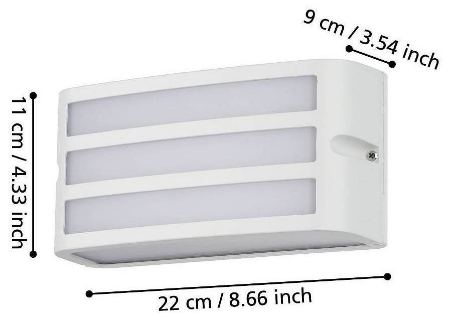 Накладной светодиодный светильник EGLO Camarda 11 Вт 280 мм 900809