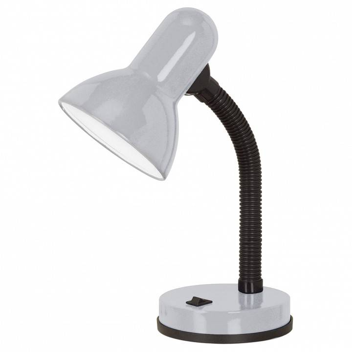 Настольная лампа офисная Eglo Basic 1 E27 черная 90977