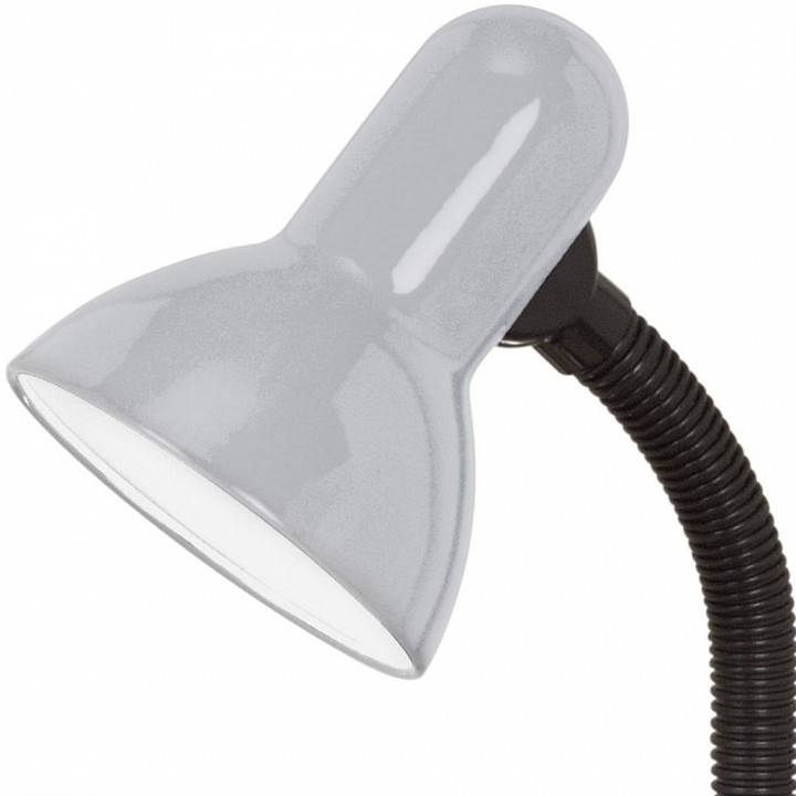 Настольная лампа офисная Eglo Basic 1 E27 черная 90977