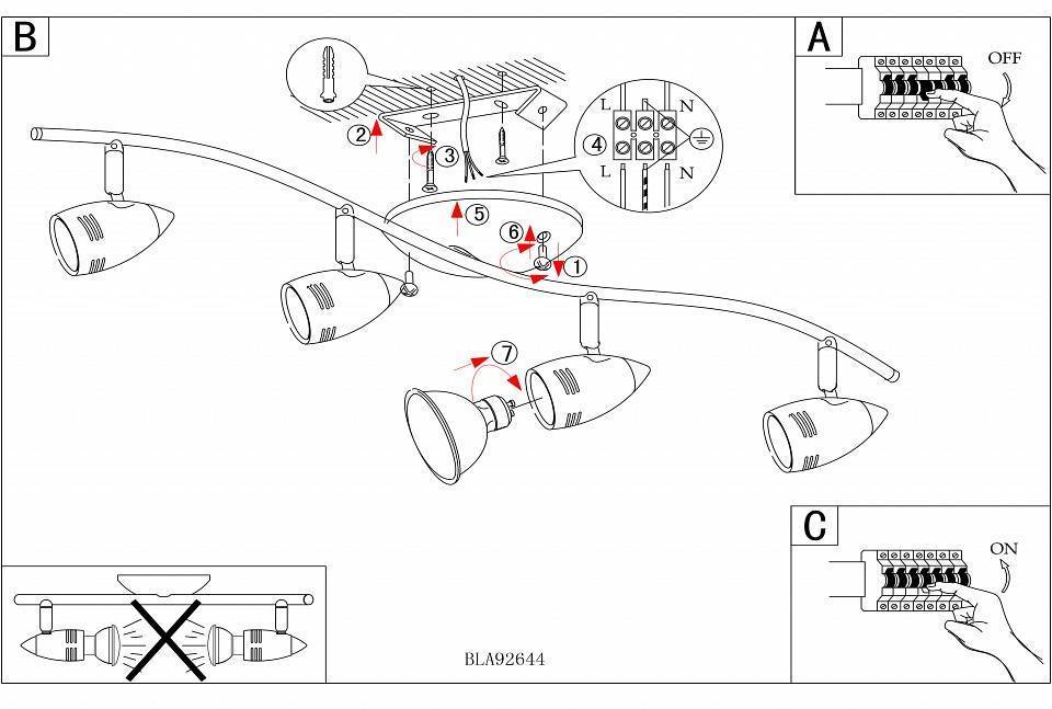 Спот EGLO Magnum-LED 3хGU10 92644