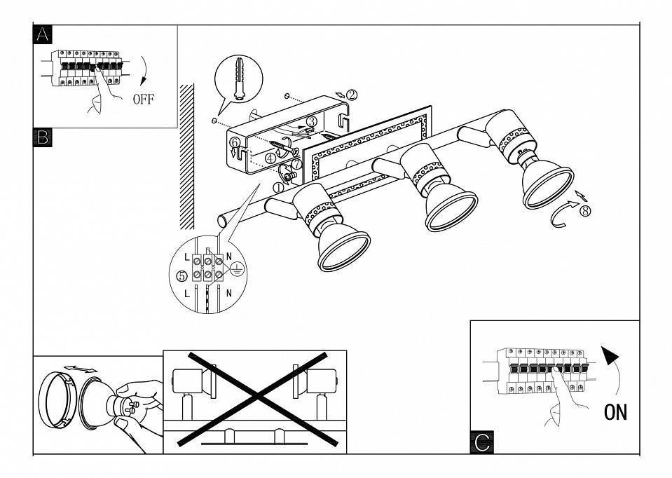 Спот Eglo ПРОМО Bonares 94284