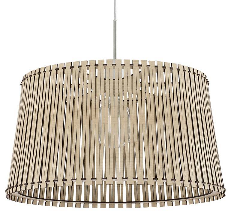 Подвесной светильник Eglo Sendero 1хE27 Ø450 мм дерево клен 96193