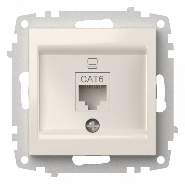 Розетка Ethernet RJ-45 без рамки Elbi Eleсtriс Zena Vega 609-010200-247