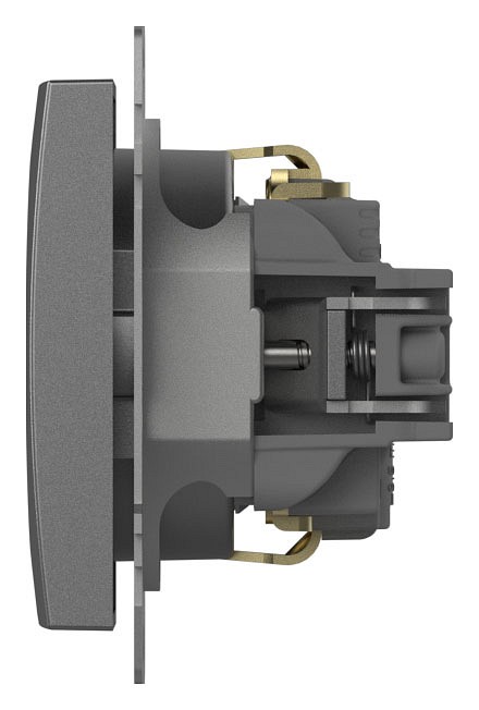 Розетка с заземлением, без рамки Elbi Eleсtriс Zena Vega 609-011000-217