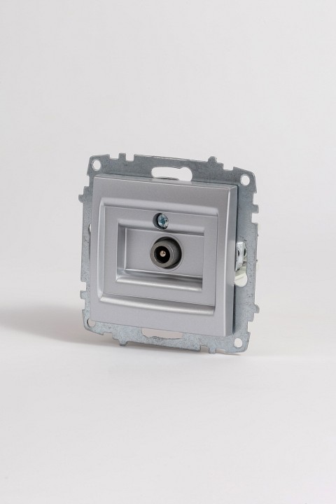 ТВ-розетка проходная без рамки Elbi Eleсtriс Zena Vega 609-011000-272