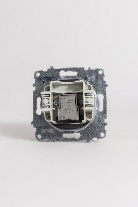 ТВ-розетка проходная без рамки Elbi Eleсtriс Zena Vega 609-011000-272