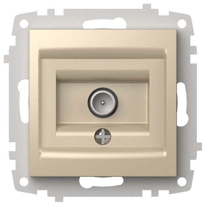 ТВ-розетка оконечная без рамки Elbi Eleсtriс Zena Vega 609-012500-273