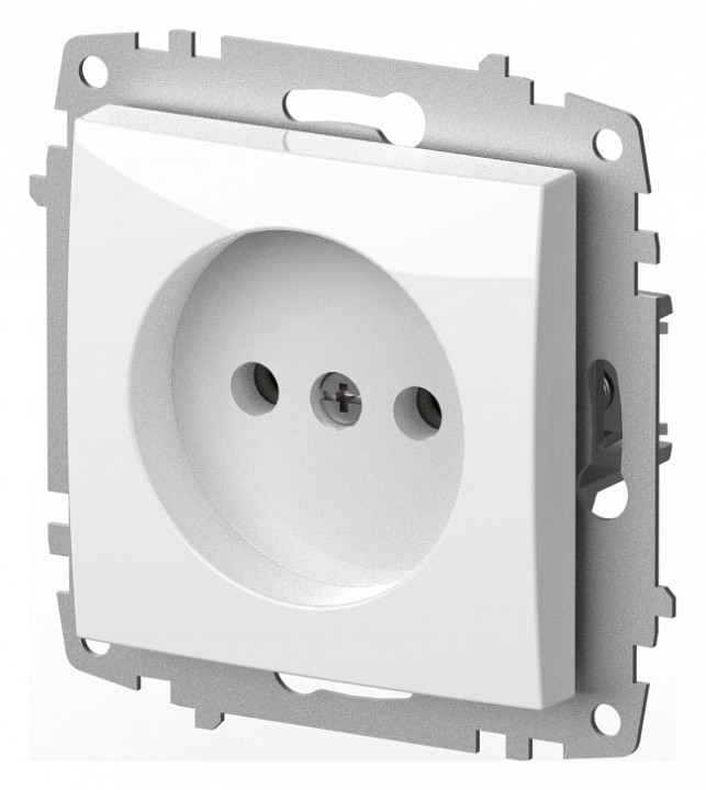 Розетка без заземления, без рамки Elbi Eleсtriс Zena Vega 609-015600-215