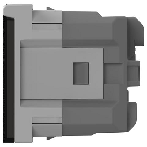 Розетка с заземлением с крышкой, без рамки Elbi Eleсtriс Moda Vox 611-040232-218