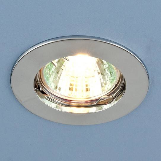 Встраиваемый светильник Elektrostandard 1010 MR16 Белый/Золото a030074