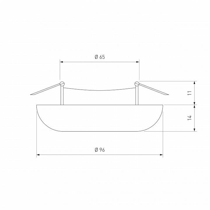 Встраиваемый светильник Elektrostandard 2201 MR16 2201 MR16