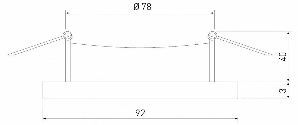 Встраиваемый светильник Elektrostandard 122 MR16 a055671