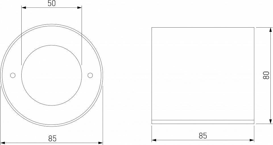 Накладной светильник Elektrostandard Orsa a062935