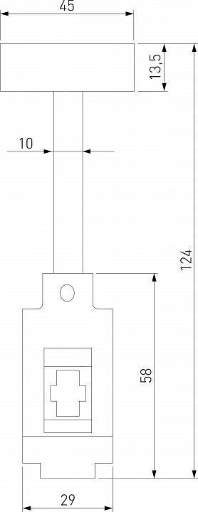 Токопровод концевой Elektrostandard Esthetic Magnetic a065433
