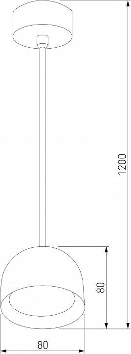 Подвесной светильник Elektrostandard Uno a065698