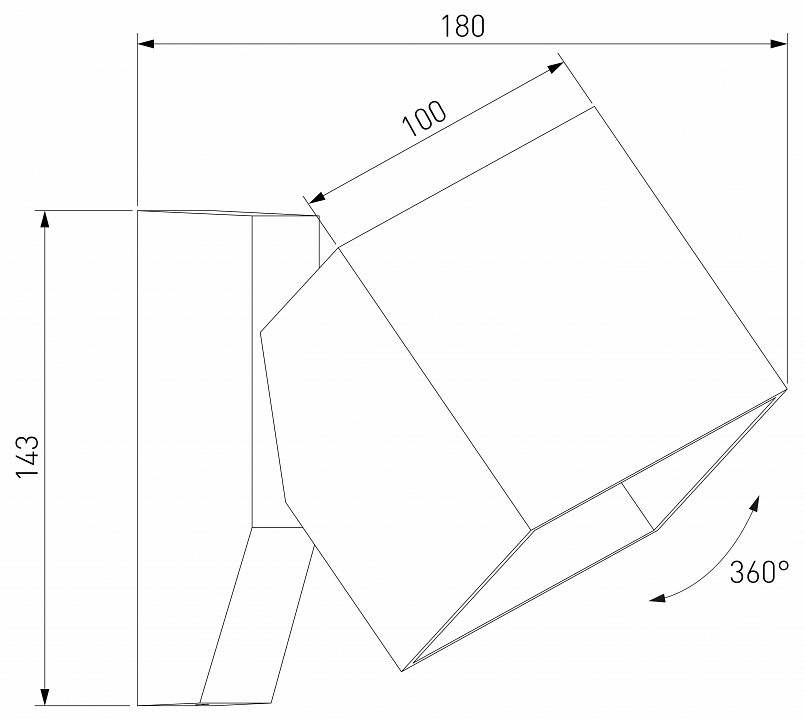 Светильник на штанге Elektrostandard Fjord 35195/W
