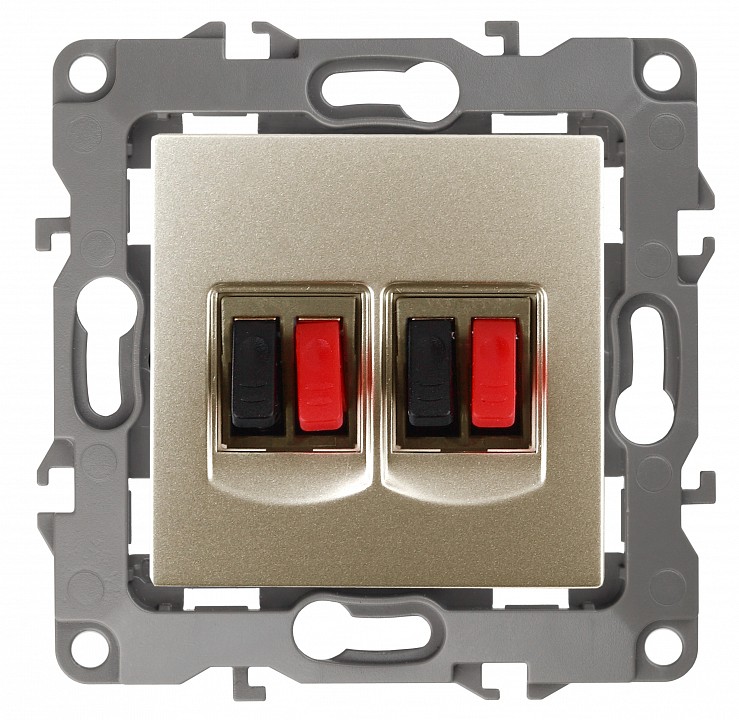 Розетка акустическая без рамки Эра Эра 12 12-3112-04