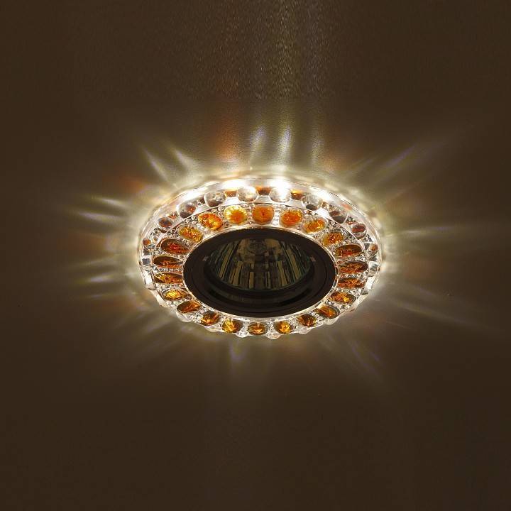 Встраиваемый светильник ЭРА DK LD10 SL OR/WH