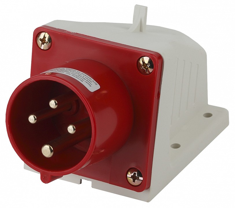 Вилка прямая 3P+PE Эра  VS-16-3P-PE-IP44