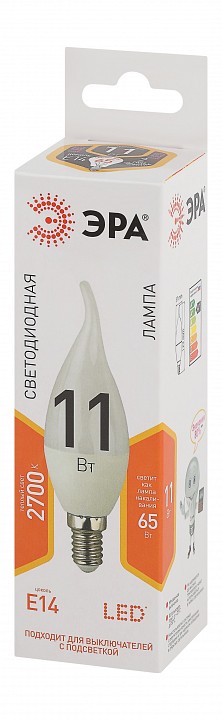 Лампа светодиодная Эра Стандарт LED BXS-11W-827-E14