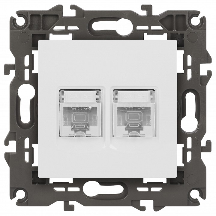 Розетка Ethernet RJ-45 без рамки Эра Эра Elegance 14-3108-01