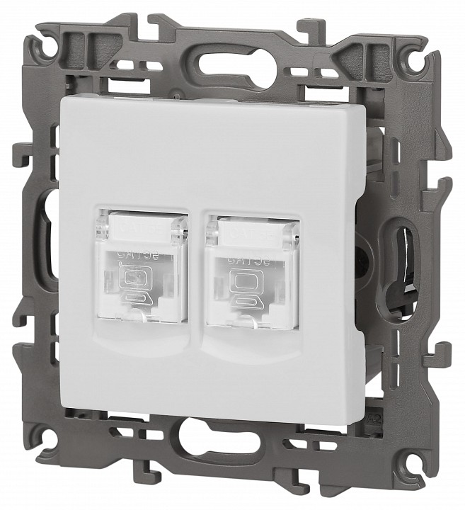 Розетка Ethernet RJ-45 без рамки Эра Эра Elegance 14-3108-01