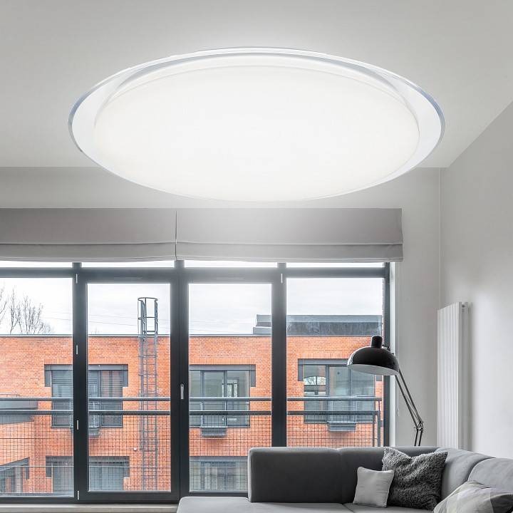 Светильник светодиодный накладной ЭРА SPB-6 120 Вт Saturn с пультом ДУ SPB-6-120-RC Saturn (С)