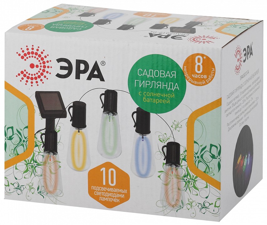 Гирлянда на солнечных батареях Эра  ERAGS012-04