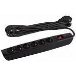 Сетевой фильтр ЭРА SFX-6es-4m-B 6 розеток 4 м черный Б0044026