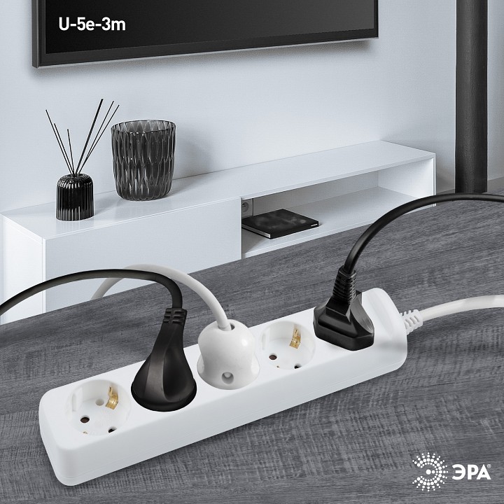 Удлинитель Эра  U-5e-3m-3x1,5