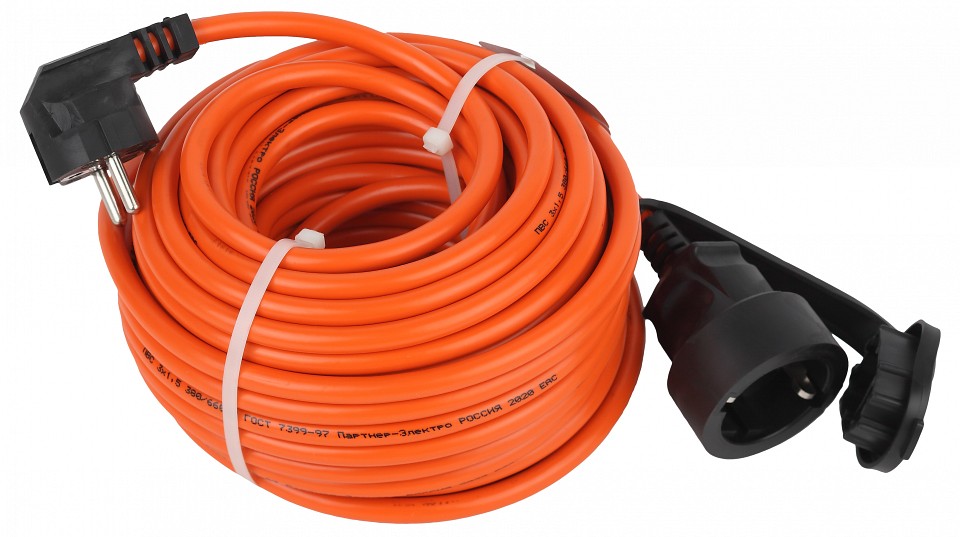Удлинитель силовой ЭРА UPx-1e-3x1.5-20m 1 розетка 20 м UPx-1e-3x1.5-20m