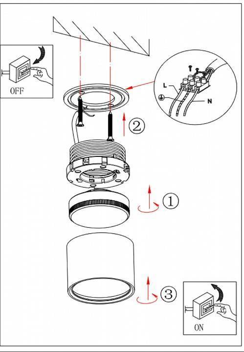 Накладной светильник ЭРА OL7 Б0048531