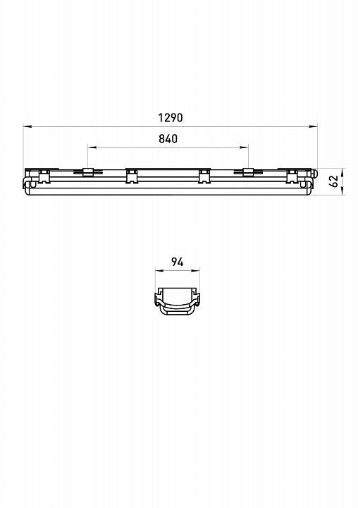 Накладной светильник Эра  SPP-102-0-002-120
