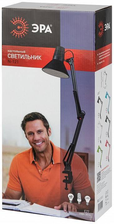 Настольная лампа ЭРА N-121 E27 Б0052761