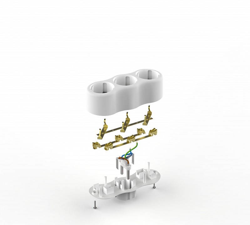 Разветвитель Эра  SPx-3e-W