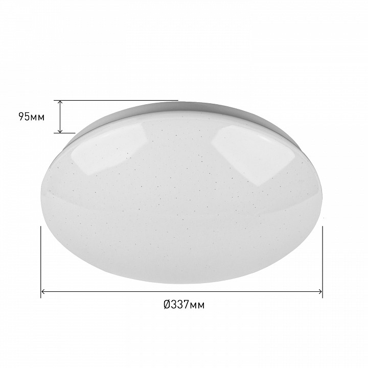 Светильник светодиодный накладной ЭРА Классик SPB-6 Element 24 Вт 6500 K SPB-6-24-6,5K Element