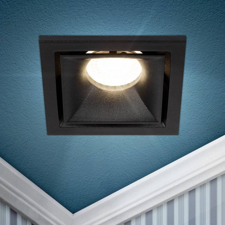 Встраиваемый светильник ЭРА KL101 BK черный Б0055587