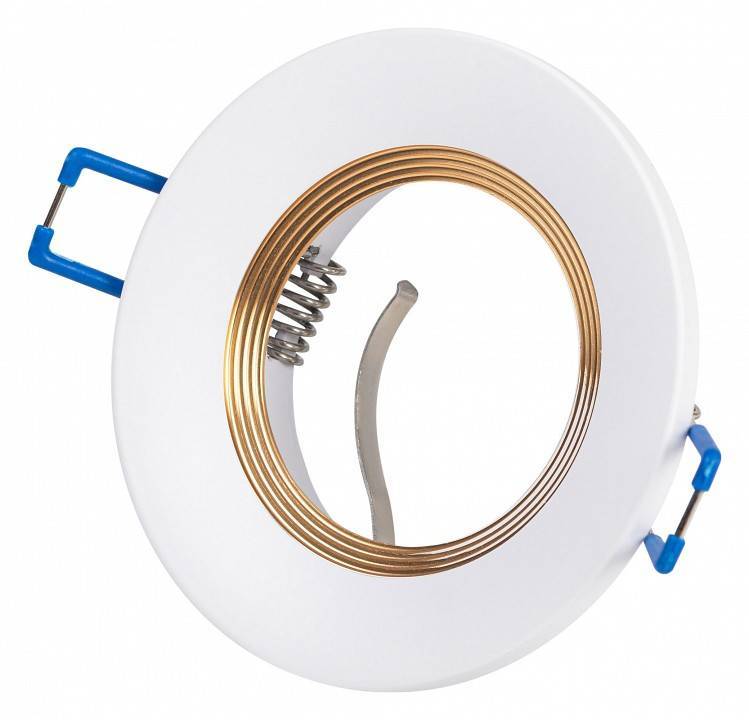 Встраиваемый светильник Эра KL107 WH/GD Б0061095