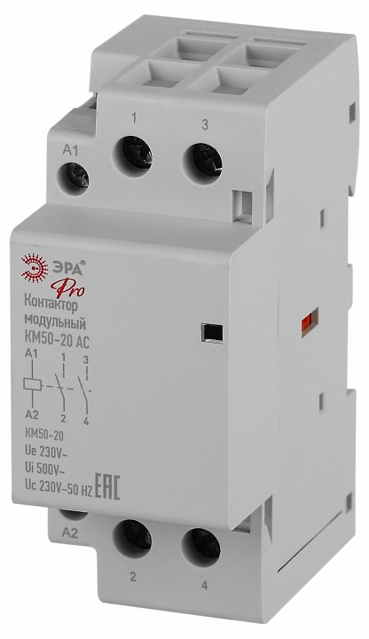 Контактор модульный Эра КМ NO-902-337