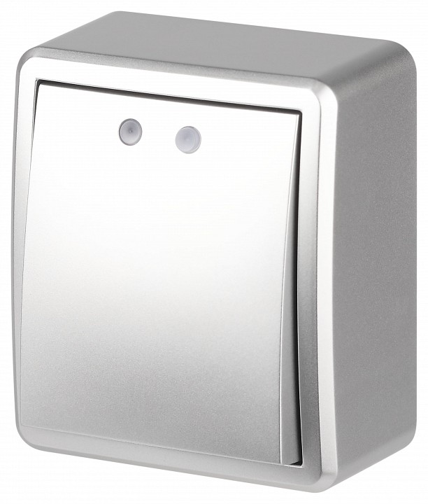 Выключатель одноклавишный с подсветкой Эра Эра Эксперт 11-1202-03